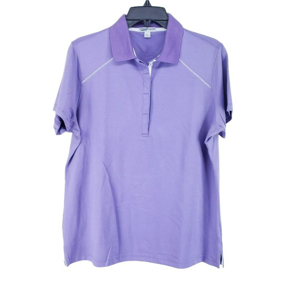 Bermuda Sands XP Golf Polo Women's Size Large Purple